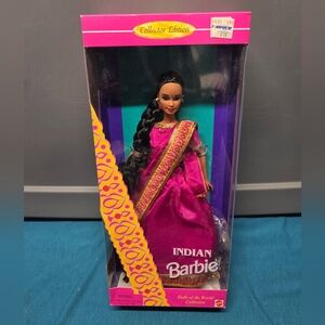 1995 Mattel Dolls Of The World Collection Indian Barbie Doll #14451